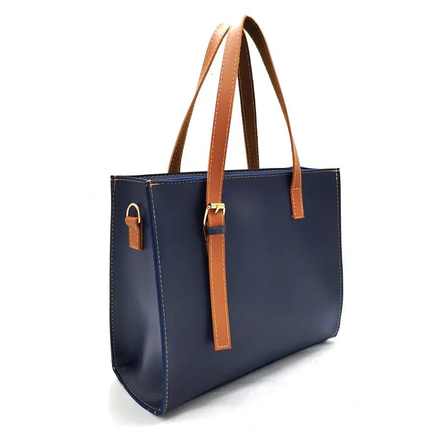Chic PU Leather Tote Bag for Girls