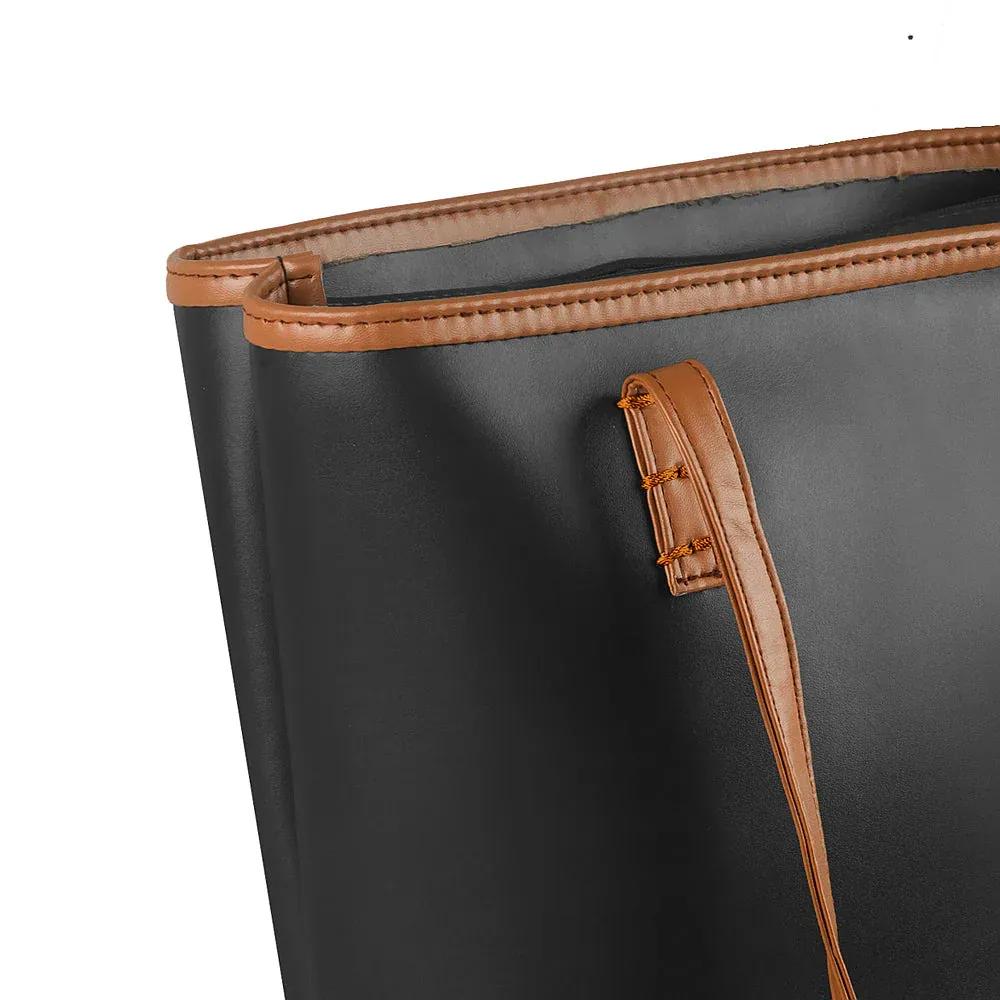Chic Girl's PU Leather Tote Bag