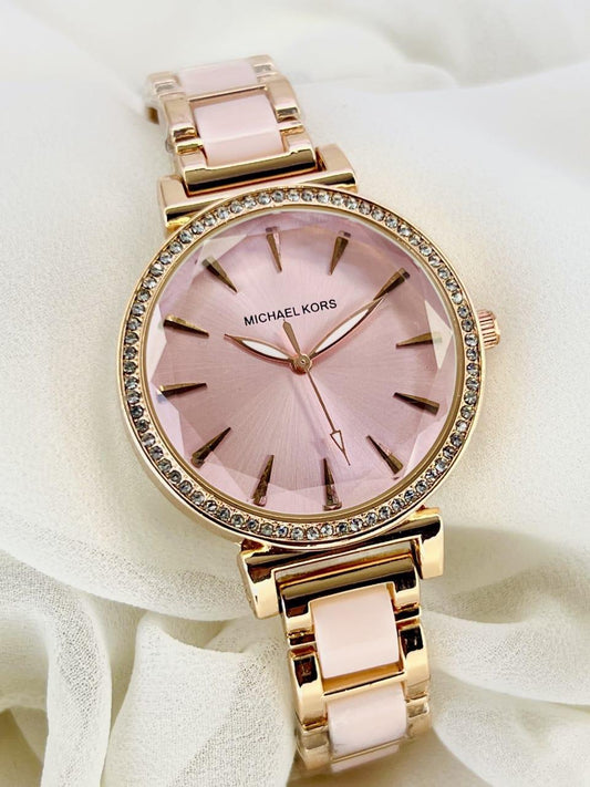 Stylish Women's Quartz Chain Strap Watch - 1 Pc - Water Resistant
