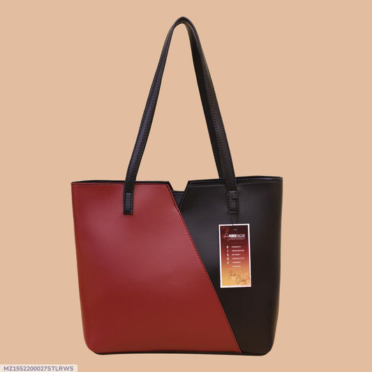 Stylish Girl's PU Leather Tote Bag