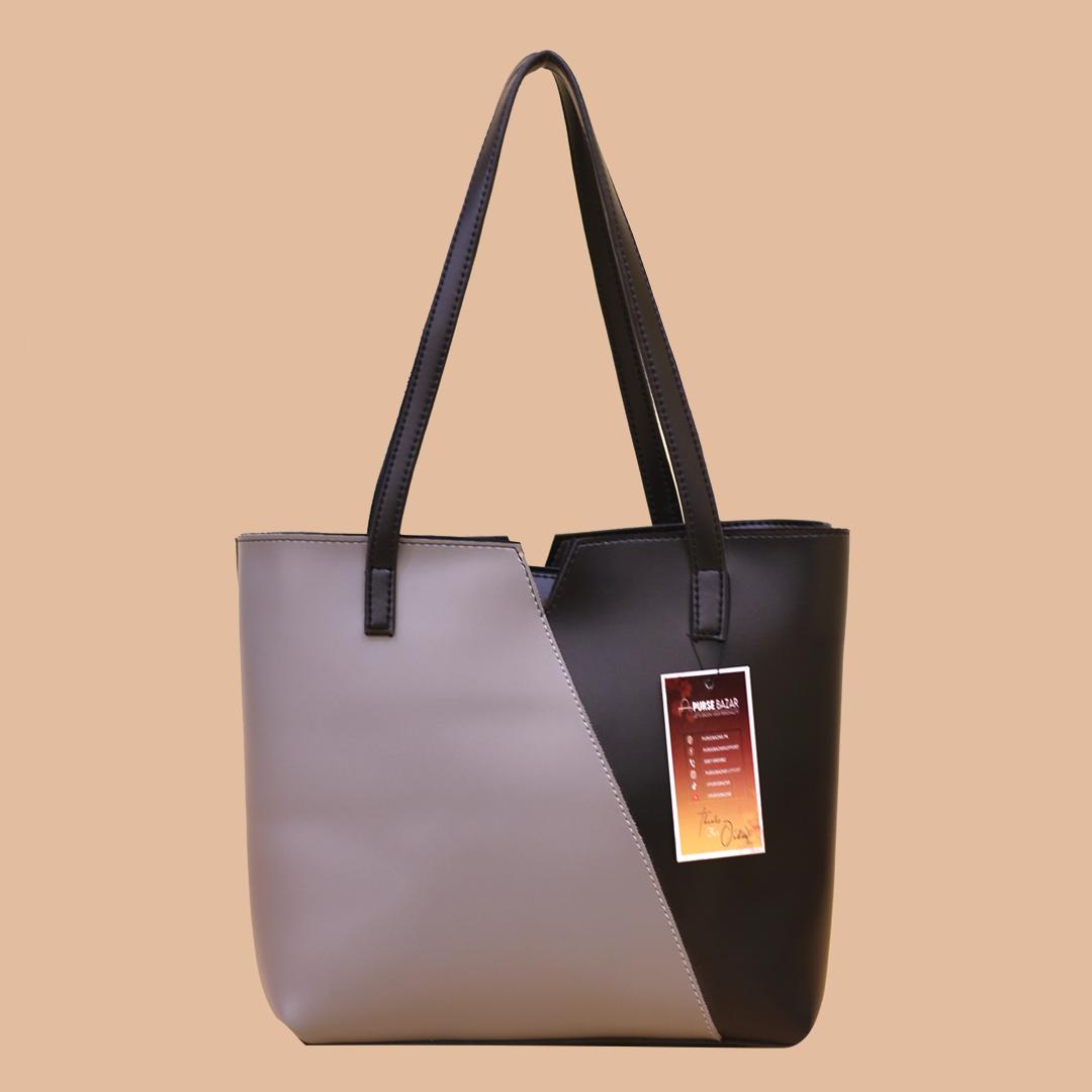 Stylish Girl's PU Leather Tote Bag