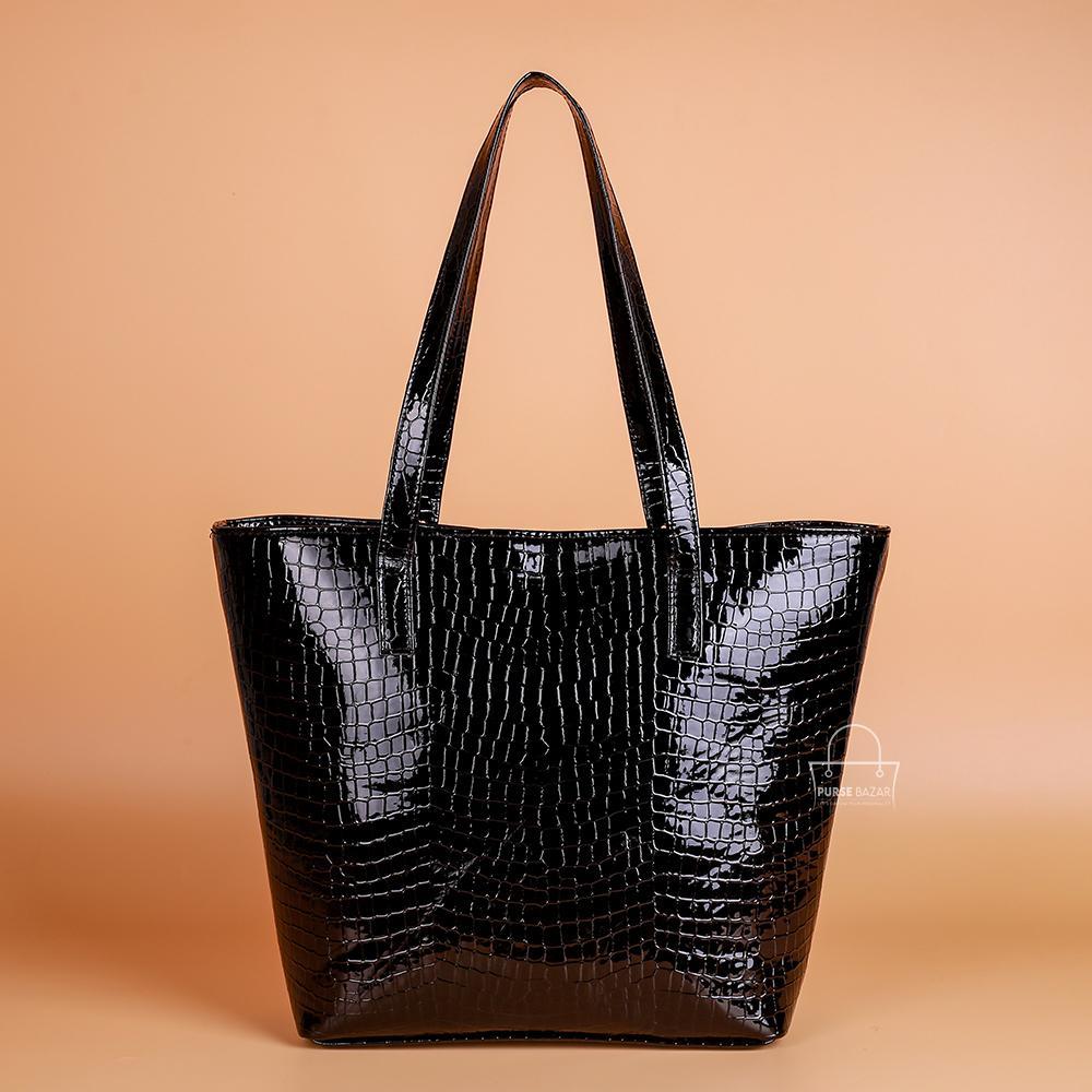 Women's Leather Textured Tote Bags