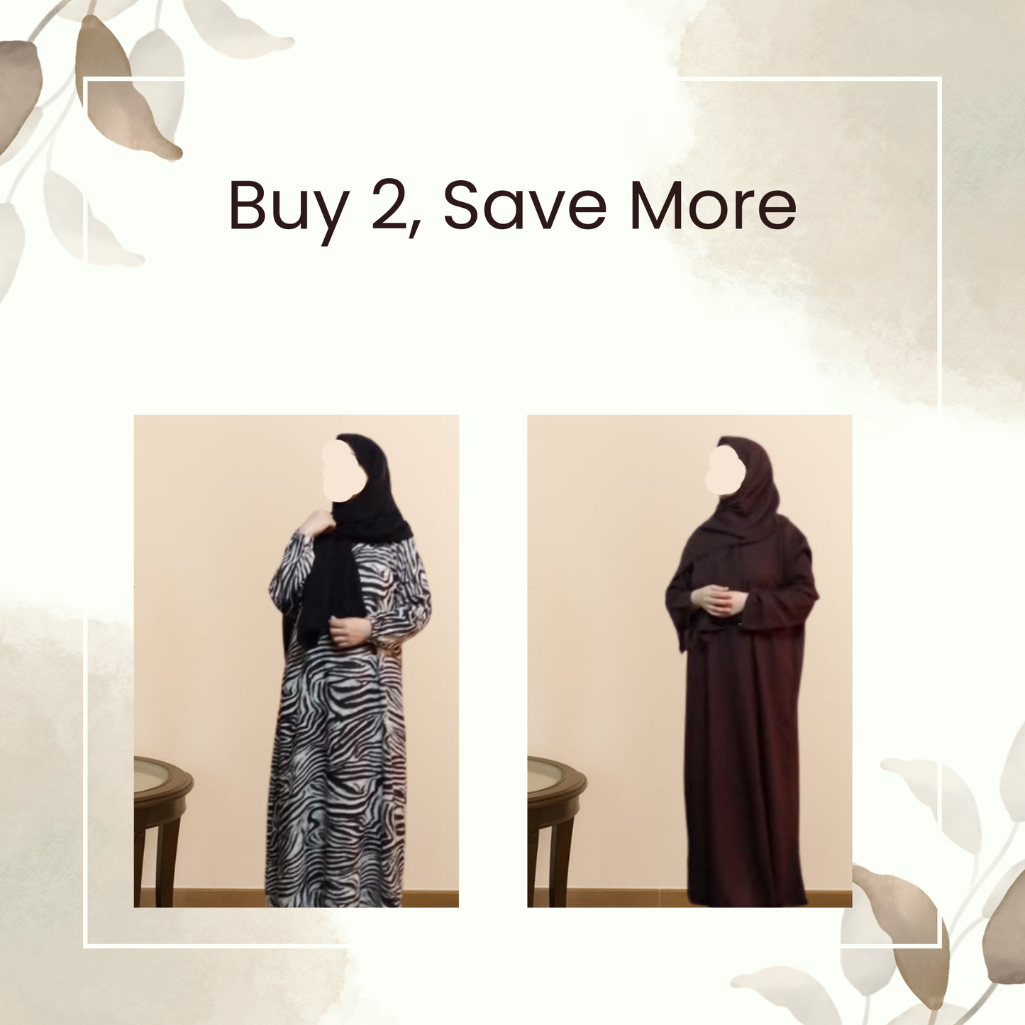 Abaya Duo Deal – Buy 2 & Save More
