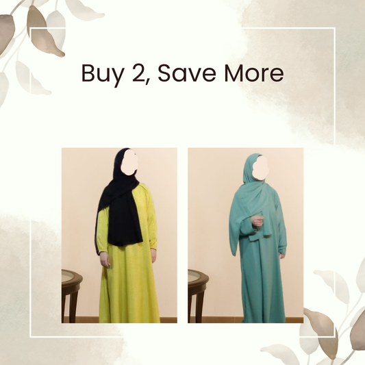 Vibrant Abaya Bundle – Buy 2 & Save