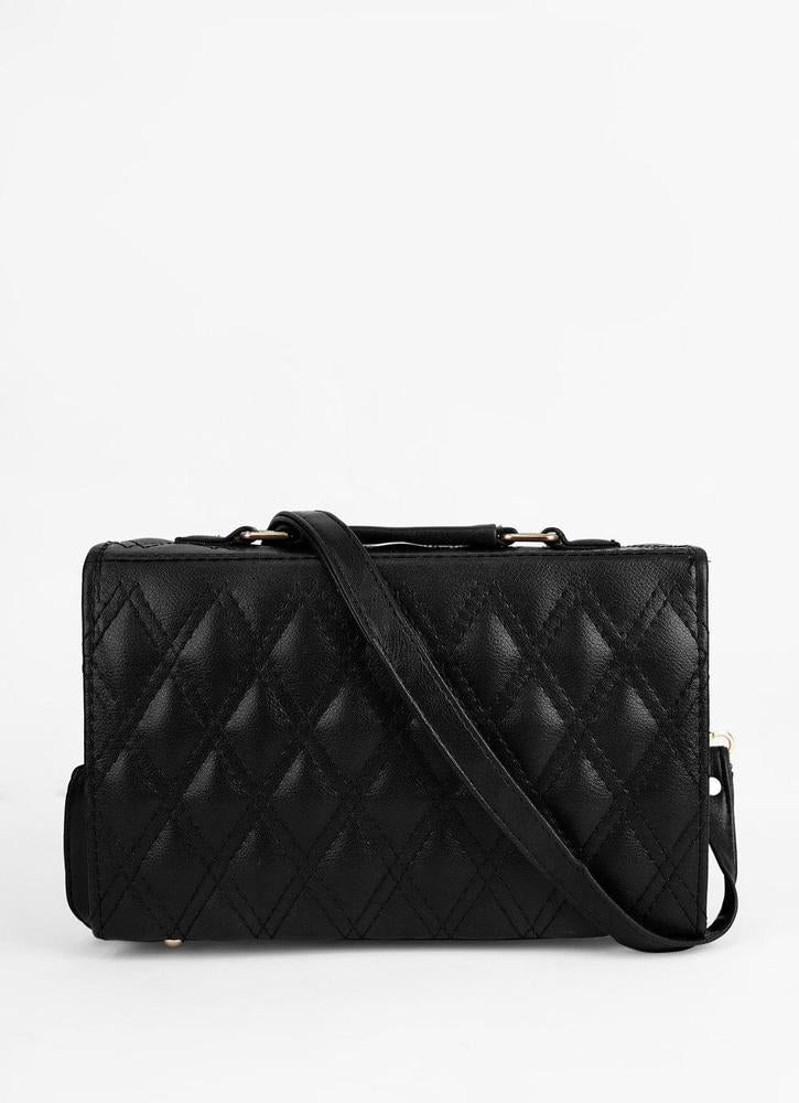 Embroidered Shoulder Bag – Elegant & Compact