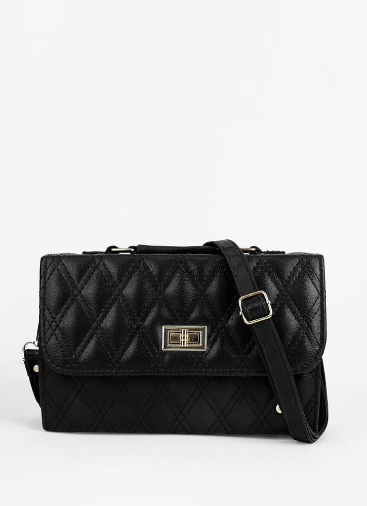 Embroidered Shoulder Bag – Elegant & Compact