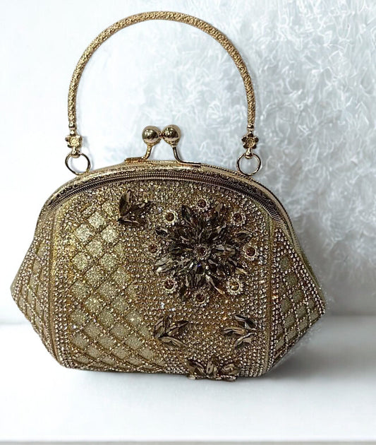 Fancy Bridal Textured Clutch