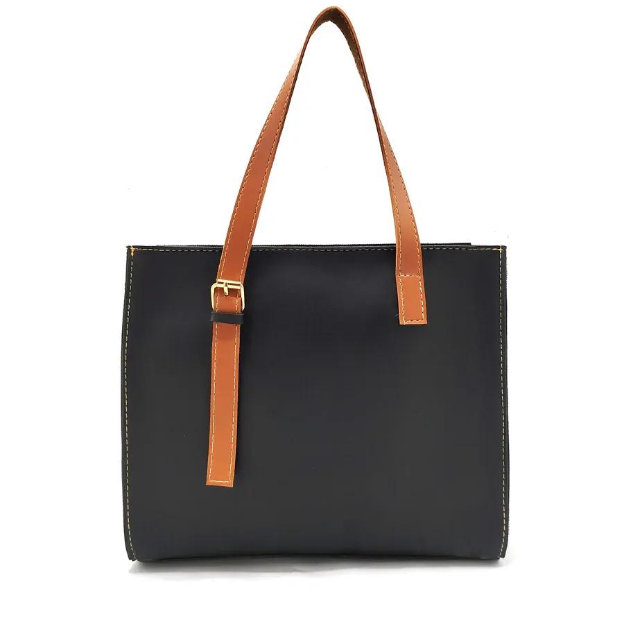 Chic PU Leather Tote Bag for Girls