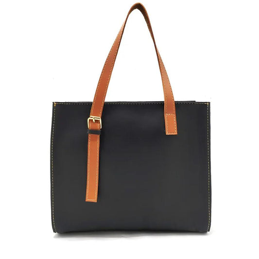 Chic PU Leather Tote Bag for Girls